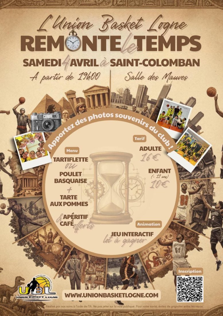 Soirée club - Réservez votre repas !