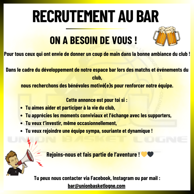 Recrutement bar